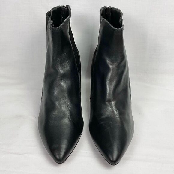 Cole Haan Etta Bootie Black Leather Chelsea Boots Sz 9 M Pointed Toe - Picture 3 of 8